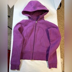 lululemon athletica Purple Full-Zip Scuba Hooded Sweatshirt